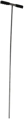 Productafbeelding van RVS grondsonde - Staaftip 32-48 inch - Tuingereedschap - 8-bits dieptemeter - Duurzaam en robuust - Bodemtester