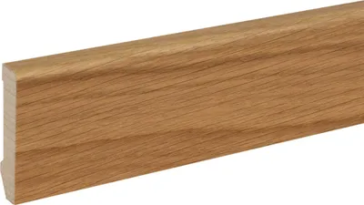 Produktbild von Sockelleiste Echtholzfurnier 12 x 58 x 2400 mm Eiche Echtholzfurnier Fußleiste furniert by PROVISTON 12 Meter | 5 Stück