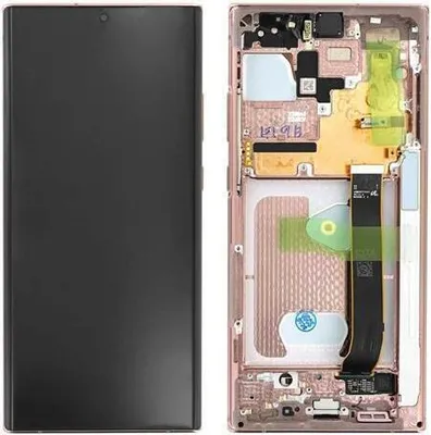 Produktbild von Original Super Amoled Display Touchscreen Bildschirm Rahmen Mystic Bronze für Samsung Galaxy Note 20 Ultra 5G N986