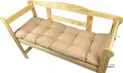 Produktbild von Gartenbankkissen, Beige, 170x40x8, Gartenkissen, Gartensitzkissen, Outdoorkissen, Gartenkissen