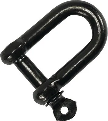 Produktbild von Schäkel 10 mm schwarz verzinkt.
