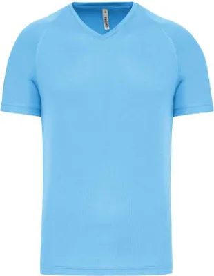 Produktbild von Proact Herren Sport T-Shirt Muskelshirt Short Sleeve Sportshirt, Größe:M, Farbe:Sky Blue
