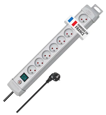 Produktbild von Brennenstuhl Premium Plus Extender 8 fach mit Schalter 3 m, grau, 1156551068