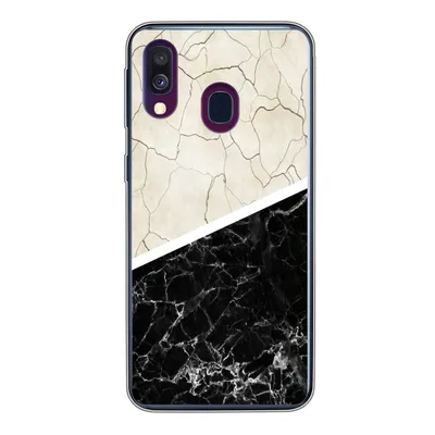 Produktbild von MuchoWow® Handyhülle Schutzhülle Hülle für Samsung Galaxy A40 Marmor - Muster - Luxus Silikon Softcase Handy Hülle - Handy-Tasche