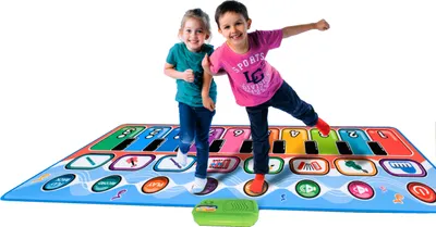 Image de Tapis musical Malplay Jouets musicaux colorés Instruments de musique avec mélodies et bruits pour danser pour les enfants à partir de 3 ans