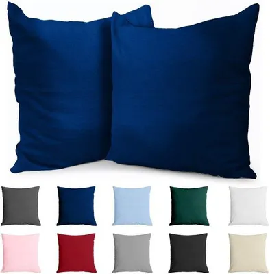 Produktbild von Kuschelhülle 50x50 cm dunkelblau Baumwolle