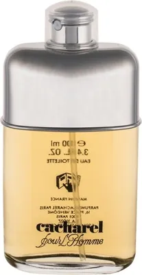 A bottle of Cacharel pour L'Homme Eau de Toilette for men.