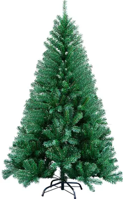 Immagine prodotto di Albero di Natale artificiale Peviasot, altezza 180 cm, con 650 punte in PVC, abete con supporto, albero di Natale artificiale verde