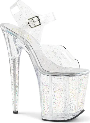 Produktbild von FLAMINGO-808MMG Damen Sandale von Pleaser, Transparent EU 38, US 8