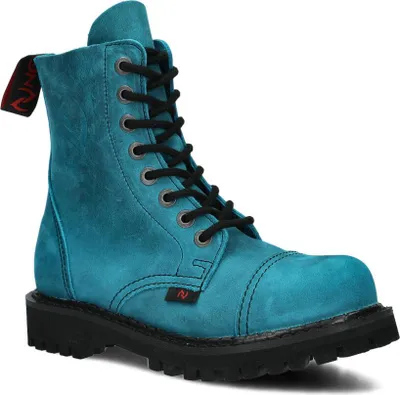 Produktbild von NAGABA Stahlkappenschuhe Damen Herren Stiefel 8H - Leder - Türkis - 39