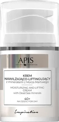 Zdjęcie produktu dla Apis - Inspiration - Krem do twarzy nawilżająco-liftingujący z minerałami z morza martwego na dzień 40+ 50ml