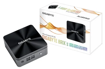 Obrázok produktu pre Gigabyte GB-BRI3H-10110 - Mini-PC Barebone - BGA 1528 - M.2 - PCI Express - SATA - Eingebauter Ethernet-Anschluss - Wi-Fi 5 (802.11ac) - 90 W
