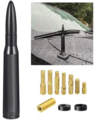 Autoantenne 14 cm, Kugelform, wasserdicht, mit 8 Adaptern