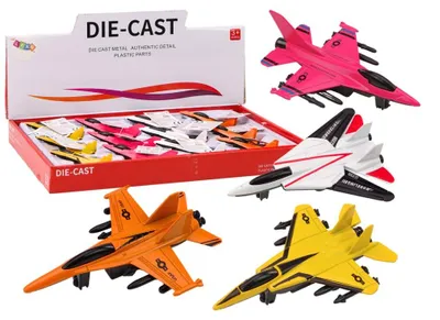 Produktbild von Leantoys Odrzutowiec My?liwiec Z Nap?dem Frykcyjnym Metalowy