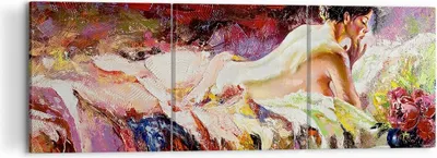 Produktbild von Bild auf Leinwand - Leinwandbild - Frau Modell - 120x40cm - Wand Bild - Wanddeko - Wandbilder - Leinwanddruck - Bilder - Kunstdruck - Wanddekoration - Leinwand bilder - Wandkunst - CA120x40-3534