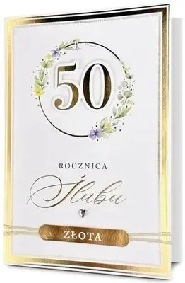 Obrázok produktu pre Karta k 50. výročiu svadby