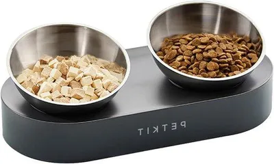Produktbild von Edelstahl futterSchüssel für Katzen und kleine Hunde