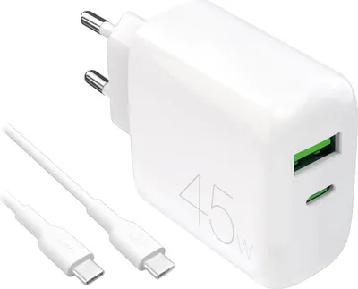 Obrázok produktu pre PURO PUTCUSBAC45WDYKCCWHI, Vnútorný, AC, 1,2 m, Biela
