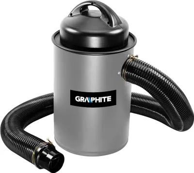 Image de GRAPHITE aspirateur de poussières 1100W 50 L, réservoir de 50 L, longueur du tuyau d'aspiration 2m, puissance d'aspiration 2,5KPa (LxHxB) 400x660 x4000 mm, poids 9 kg