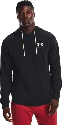 Produktbild von Herren-Sweatshirt UNDER ARMOUR UA RIVAL TERRY LC HD 1370401-001 SCHWARZ Größe: M