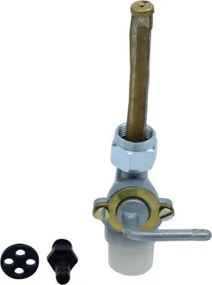 Image de Robinet d'essence M16x1 oblique arrière avec sac à eau et levier métallique pour Simson Schwalbe KR51 SR50 SR80 - Citomerx