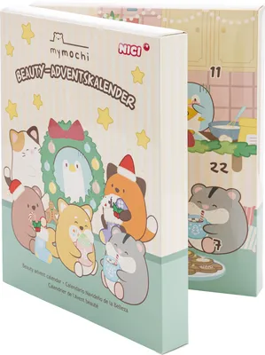 Produktbild von Adventskalender für Kinder 2026 NICI mymochi Spielzeug Überraschung jeden Tag Geschenk für Mädchen und Jungen Weihnachtskalender Countdown bis Weihnachten