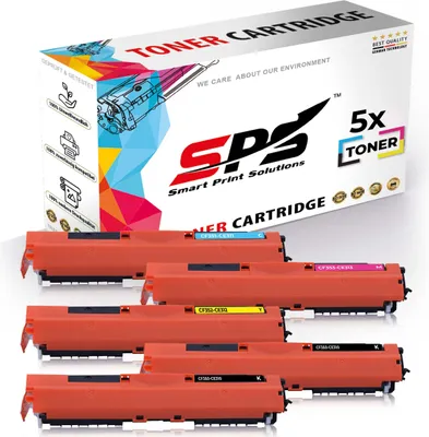 Produktbild von 5x Toner CF350A CF351A CF352A CF353A kompatibel für HP Laserjet Pro MFP M176N