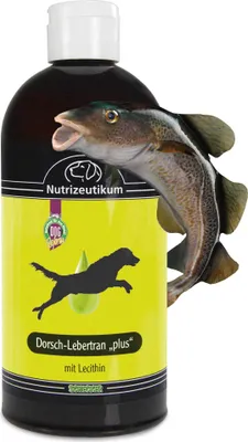 Produktbild von Schecker Lebertran plus - echter Dorsch Lebertran - ideal für das Fell