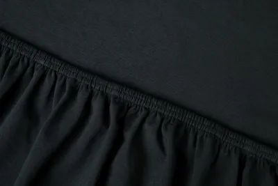 Produktbild von Kayori Jersey Spannlaken für Topper Saiko Farbe Schwarz Größe 180x220 cm