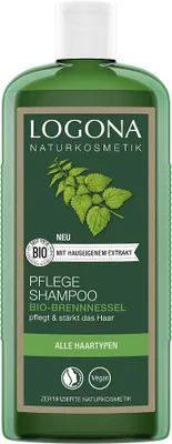Produktbild von LOGONA Kräftigendes Haarshampoo mit Bio-Brennnessel 250 ml