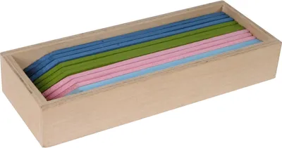 Immagine prodotto di Talen Tools etichette in legno colorate per piante, 12 pezzi in scatola di legno