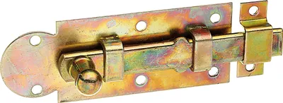 Produktbild von Fensterriegel L.100mm B.30mm Form ger. STA galv. gelb verz. Ausschub 29mm GAH