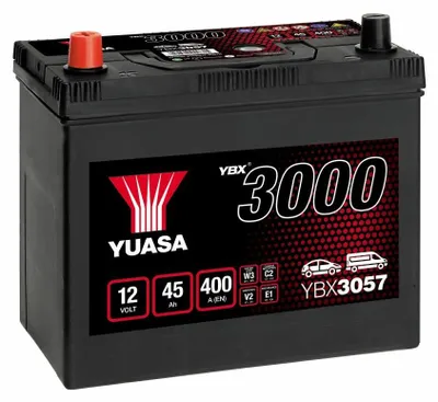 Produktbild von YUASA YBX3000 Starterbatterie 12V 45Ah 400A/EN B24 Batterie