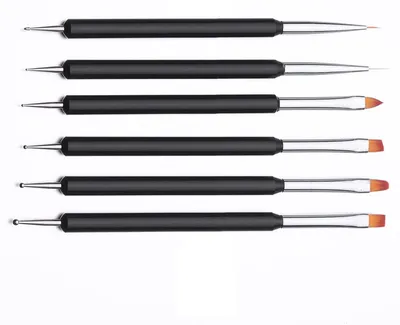 Produktbild von Nagelkunst-Bürstenset – 6-teiliges professionelles Set