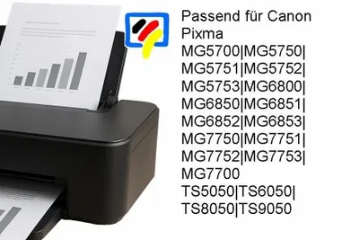 Produktbild von 5XL Tintenpatronen kompatibel z.PGI 570 PIXMA MG5700 MG5750 MG5751 MG5752 MG5753