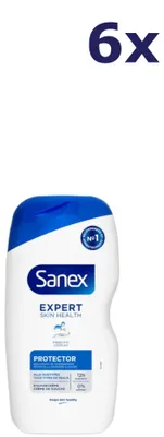 Image de 6 gels douche Sanex Dermo Protector 400 ml