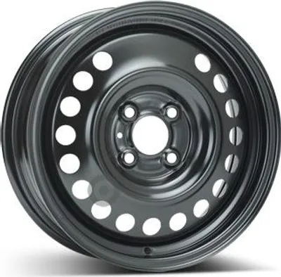 Productafbeelding van 15-inch stalen velg ALCAR, 15" x 5.5", 4x100 boutgaten, ET40, 60.00mm naafdiameter, zwarte velg
