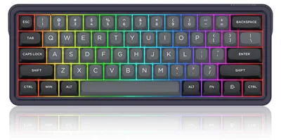 Obrázek produktu pro REDRAGON K730GB-RGB-PRO Draconic V2, Kabelový a bezdrátový, USB + RF Wireless + Bluetooth, Mechanický spínač, Černá
