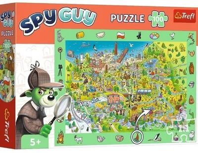 Image de TREFL PUZZLE 100 Observation SpyGuy - Pologne 15596