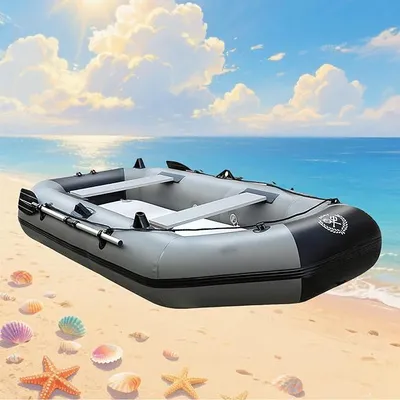 Imagen del producto de angelkajak inflable, bote inflable para pesca, bote auxiliar, bote a motor, bote inflable profesional, bote de remos, kayak, canoa, bote inflable, bote acuático, kayak de aire con remo, bomba y bolsa