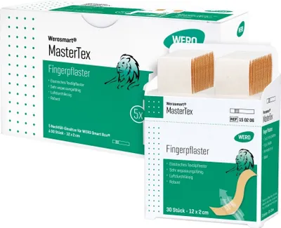 Produktbild von MasterTex Fingerpflaster, 12 x 2 cm, 5 x 30 Stück