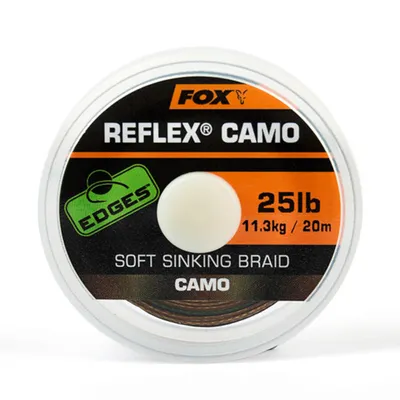 Image de Fox Reflex Camo Soft sinking Braid 11,3kg 25lb
