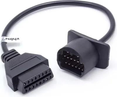 Produktbild von vhbw OBD Adapter 17Pin-OBD1 auf OBD2 kompatibel mit Toyota - 30 cm