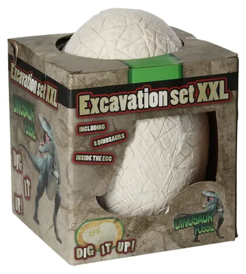 Image de Ensemble d'excavation Xxl Dino avec 8 Dino's