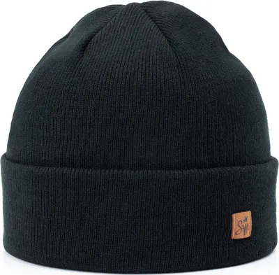 Produktbild von Smith & Miller Basic Cuff Beanie, black