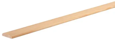 Produktbild von Gerader, flacher, abgerundeter Kantenschutz, Pin-Befestigung, 40 mm x 8 mm, Länge 2,0 m