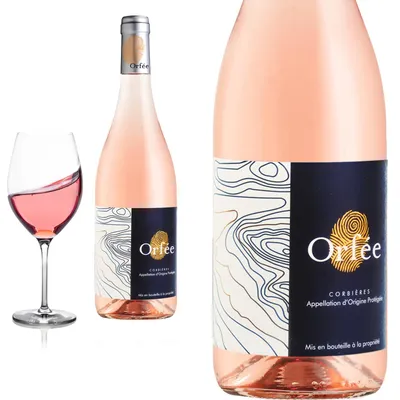 Produktbild von 2025 Corbières rose Cuvée Orfée Celliers d'Orfée - Ornaisons - Roséwein