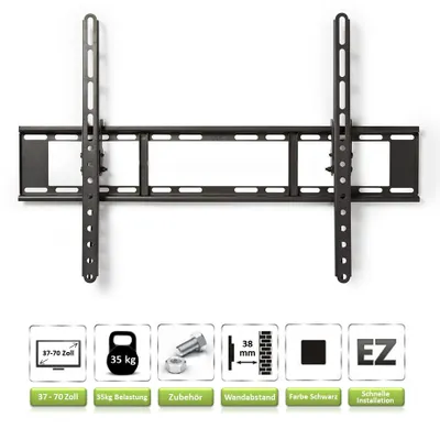 Produktbild von TV Fernseher Wandhalterung 37-70 Zoll A52 VESA 200x200 300x200 400x200 400x400 600x400 mm