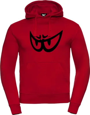 Image de Sweat à capuche 'The Eye' de Berik, rot/schwarz, M
