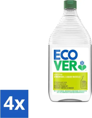 Produktbild von Ecover - Geschirrspülmittel - Zitrone & Aloe Vera - 950 ml - Vorteilspack - 4 Stücke